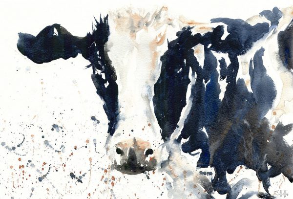 Cow watercolour